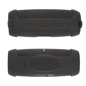 New Bluetooth Speaker Case Soft Silicone Cover Skin With Strap Carabiner for JBL Charge 5 Wireless Bluetooth Speaker Bag - Stereotech