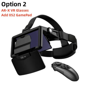 AR-X VR Glasses Virtual Reality 3D Glasses HD IMAX Game Cardboard VR Headset For 4.7-6.3" Smartphone Foldable Enhanced VR Helmet