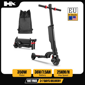 HX R36GL Adult Electric Scooter 350W 7.5AH Electric Kick Scooter Foldable 5.5 inch Wheel Self-Balance E Scooter