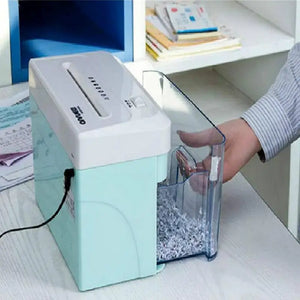 New Multifunctional Shredder Granular Mini Desktop Office Home Electric File Shredder After 2*10mm Home Office Paper Shredder