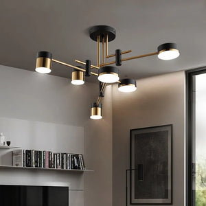 Artpad Modern Kitchen Ceiling Chandelier Lighting for Living Room Led Hall Chandeliers Hanging Pendant Light