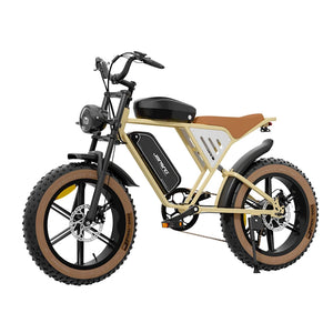 JANSNO X70 Electric Bike 48V 34Ah Removable Dual Battery 20" Fat Tire Electric Bike 750W Motor 30MPH Electric Motorcycle 7 Speed