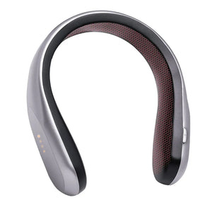 Wearable Neck Heater USB Rechargeable Cordless Personal Heater 4 Gear Electric Neck Heater Winter Neckband Heating Warm Fan