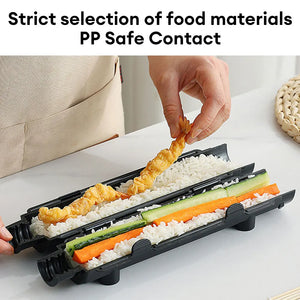 Newest Quick DIY Sushi Maker Set Rice Mold Vegetable Meat Rolling Tool DIY Sushi Making Machine Roll Sushi Making Tool Set