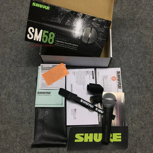 Original  Shure SM58 Legendary Wired Vocal Dynamic Microphone High Quality Professional DJ Cardioid Mic Karaoke KTV Show Live - Stereotech