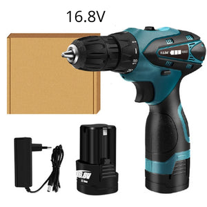 16.8V Cordless  Electric Impact Cordless Electric Drill High Power Lithium Battery Wireless Charging Hand Drill Electric Tool