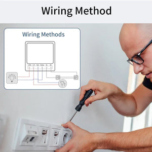 Wifi Tuya Smart Switch RF 433MHz 16/20A Alexa Google Assistant Alice Wireless Relay DIY Mini Module for Wall Panel Led Lighting