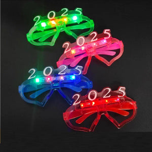 1pcs 2025 Glasses for Adults Kids LED Light Up Glow Neon Shutter Shades at Rave Party