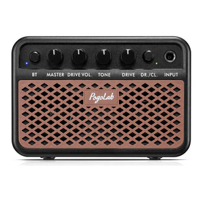 Pogolab Wireless Bluetooth Speaker Outdoor Portable Guitar Amp 5W Practice Electric Amplifiers for Electric Guitar Mini Speaker