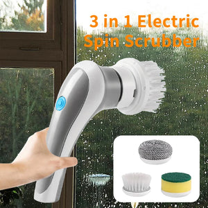 3-in-1Multifunctional Wireless Electric Cleaning Brush Bathroom Wash Brush Housework Kitchen Cleaning Dishwashing Brush Bathtub