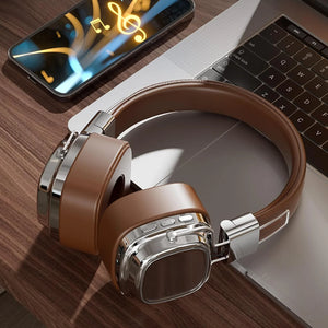 2024 New Retro Over Ear Headphones Wireless Bluetooth Headsets DJ Stereo Sounds Bluetooth 5.3 Foldable Headset Gamer Choice