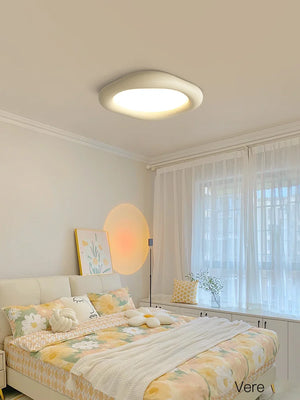 Led Bedroom Ceiling Lamp New Resin Cream Style Modern Minimalist Eye Protection Children's Room Lights Master Bedroom Lamps