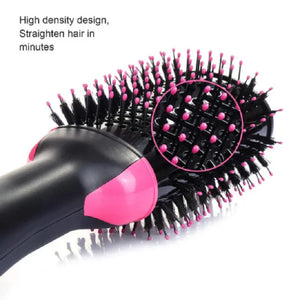 Multi-Functional Hair Dryer Negative Ion Curling Brush Straight Hair Comb Lazy Hair Care Straightening Brush From China