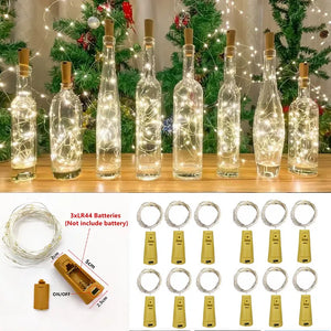 Battery Powered Wine Bottle Cork Lights - Stereotech