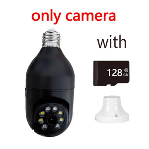 5G Wifi 1080P IP Camera Wireless Smart Home Night Vision Bulb Surveillance Camera E27 Auto Tracking Video Security Baby monitor