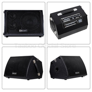 8 Inch Acoustic Guitar Amplifier Speaker Sax Ukulele Piano Practice AMP Built-in Chorus Reverb Delay Effect 100W Outdoor Speaker