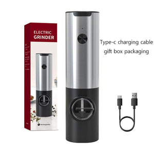 Electric Salt Grinder 2 Bottles Set - Stereotech