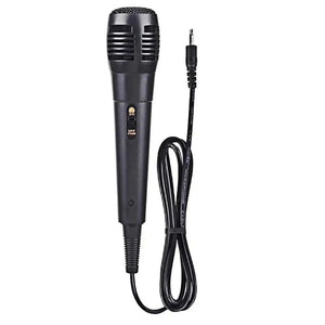 Black Professional Wired Handheld Microphone Dynamic Microphone Vocal Mic for Karaoke Recording 6.35mm /3.5mm Voice Tube