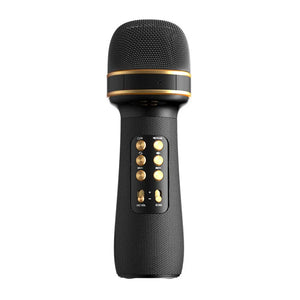 Professional Wireless Bluetooth Karaoke Microphone Portable Music Sing Mic Voice Changing Audio Speaker Player Accessory