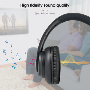 Wireless Headphone TV Watching Rechargeable Wireless Earphone with Transmitter Support Coaxial Fiber 3.5 AUX RCA