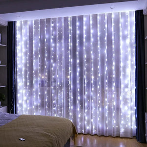 LED Christmas String Curtain Lights - Stereotech