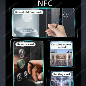 2024 NFC Ceramics Smart Ring IPX8 Waterproof Fitness Tracker Intelligent Heart Rate Blood Pressure Monitor Smart Rings Men Women