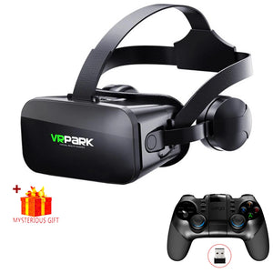 VR Glasses 3D Virtual Reality Headset Helmet For Phone Lenses Goggles Devices Viar Smart Smartphones Controller Cell Game Viewer