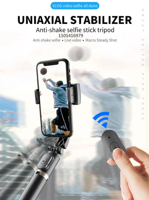 COOL DIER 2023 NEW Phone Gimbal stabilizer Wireless Bluetooth selfie stick tripod Stabilizer holder bracket For Smartphone live - Stereotech