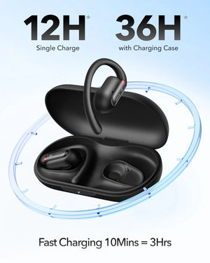 Soundcore by Anker V30i Open-Ear Headphones Ergonomic Ear Hooks Wireless Bluetooth Headphones Wireless Headphones Earphones