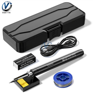 5V 8W USB Soldering Iron Wireless Electric Soldering Iron Fast Charging Lithium Battery Solder Iron Portable Repair Welding Tool