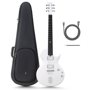 Enya Electric Guitar Nova Go Sonic Smart Electric Carbon Fiber Guitarra with Wireless Speaker, Onboard Presets, Charging Cable