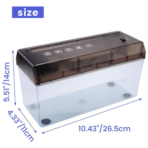 USB Electric Dual Purpose Paper Shredder Desktop Mini Financial Bill A4 Paper Shredder Paper Cutter For Home Office