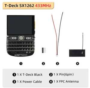 T-Deck ESP32-S3 LoRa Module 2.8 inch LCD Development Board LoRaWAN Long Range 433MHz 868MHz 915MHz With WIFI Bluetooth