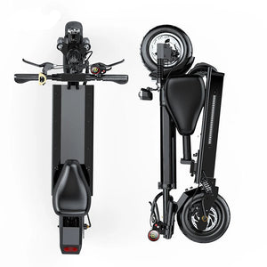 ESWING Folding Adult Electric Scooter 500W Motor Scooter Top Speed 50 Km/h 10 Inch Vacuum Tires Shock Absorbing Electric Scooter