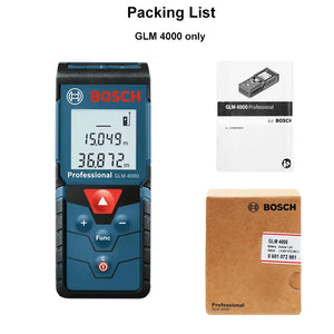 Bosch 40M Laser Rangefinder GLM 400/4000 Multi Modes Digital Distance Meter High Precision Laser Measure Tape Measurement Tools