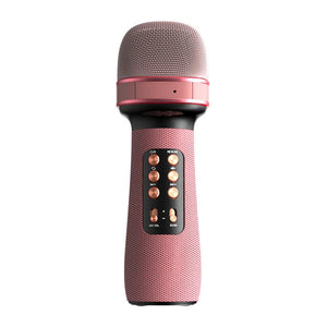 Professional Wireless Bluetooth Karaoke Microphone Portable Music Sing Mic Voice Changing Audio Speaker Player Accessory