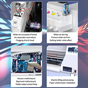 OYfame 33CM DTF Printer A3 For Epson XP600 Directly To Film a3 tshirt printing machine a3 Impresora Dtf with DTF shaking machine