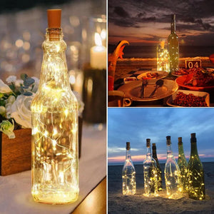 Battery Powered Wine Bottle Cork Lights - Stereotech