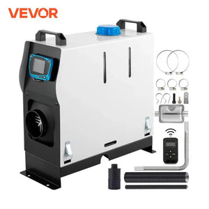 VEVOR Diesel Air Heater 8KW Car Heater 12V Diesel Parking Heater with  LCD Switch Remote Control For Car RV Truck Boat Caravans