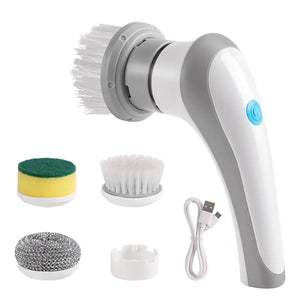 3-in-1Multifunctional Wireless Electric Cleaning Brush Bathroom Wash Brush Housework Kitchen Cleaning Dishwashing Brush Bathtub