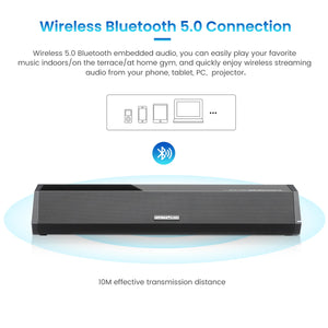 AIYIMA Bluetooth Speaker Portable Full Range Audio Speaker Wireless Soundbar TV Detachable Hifi Stereo Home Theater Soundbar