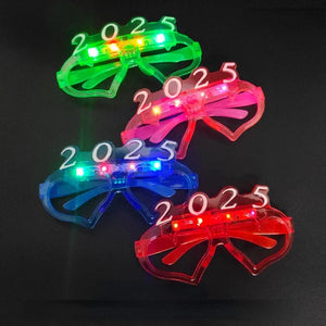 1pcs 2025 Glasses for Adults Kids LED Light Up Glow Neon Shutter Shades at Rave Party