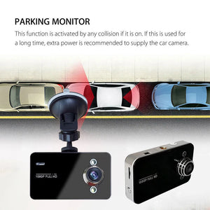 HD 1080P Car DVR Dual Lens Front Camera Dash Cam Video Recorder 6 IR light G-sensor loop-recording Car DVR/Dash Cam