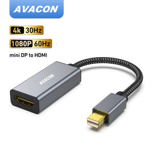 AVACON Mini DisplayPort to HDMI Adapter, Thunderbolt 2 to HDMI Adapter Compatible for MacBook Air/Pro, Microsoft Surface Pro