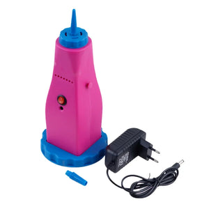 AC 100-240V Electric Long Bar Balloon Inflator Pump Pink Portable Balloon Inflating Machine ZS-509