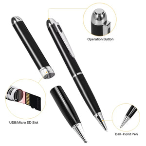 Digital voice recorder professional audio recording 16GB 32GB 64GB 128GB voice recorder business meeting recording video pen