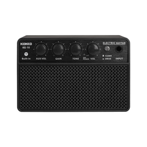 KOKKO 10W Small Electric Guitar Amp Mini Portable Guitar Practice Speaker Rechargeable Portable Practice Audio Guitar Amplifier