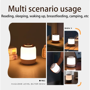 PZSUNLY LED Touch Lamp Night Light Table Lamp Bedside Lamp Bedroom Lamp with Touch Sensor Portable Desk Lamp Light for Kids Gift