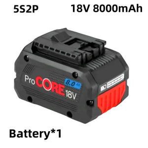 18V 8.0Ah 100% original Bosch rechargeable battery, suitable for tool BAT609 BAT618 GBA18V80 21700 high-power 5C power battery