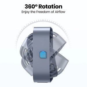 360°Rotatable Standing Portable Fan USB Desk Fan